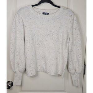 1. State Blouson Sleeve Crew Neck Sweater